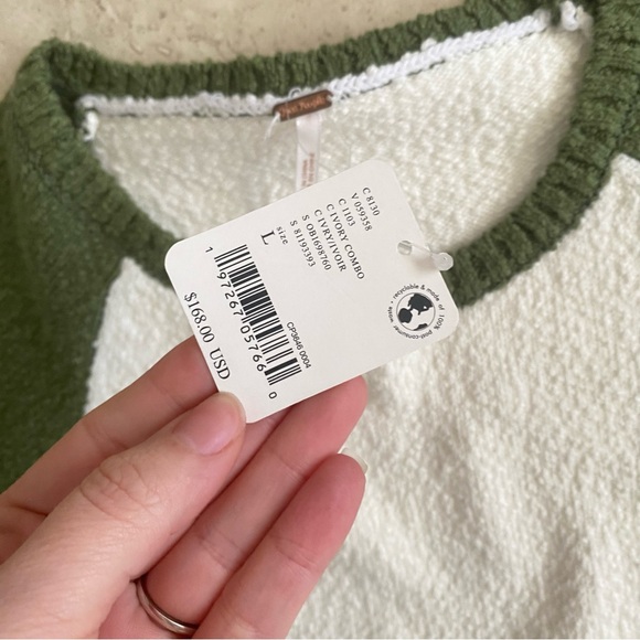 NWT Free People Ty sweater set shortsleeve & long skirt - Picture 5 of 7